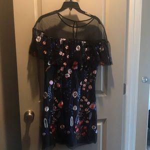 Embroidered Gianni Bini Cocktail dress